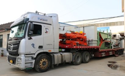 發(fā)營口埃斯威特公司覆膜砂殼型殼芯自動化造型線第3車