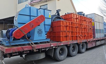 發(fā)遼寧營口覆膜砂殼型殼芯自動化造型線第13車