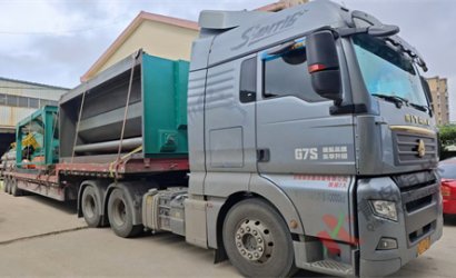 青島恒林工業(yè)集團發(fā)湖北合創(chuàng)重工QXY5000鋼板預處理線第2車