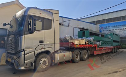 青島恒林工業(yè)集團發(fā)湖北合創(chuàng)重工QXY5000鋼板預處理線第3車