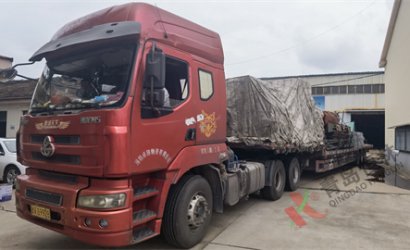 青島恒林工業(yè)集團發(fā)湖北合創(chuàng)重工QXY5000鋼板預處理線第4車